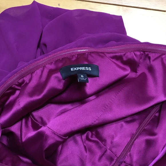 Purple Express Mini Cocktail Dress - Picture 2 of 7